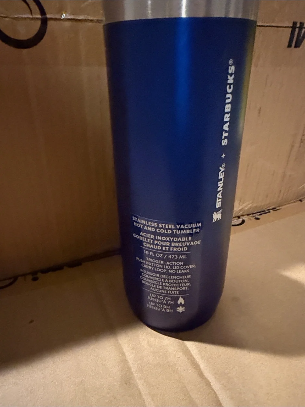 Starbucks Stanley Blue Stainless Steel Travel Tumbler
